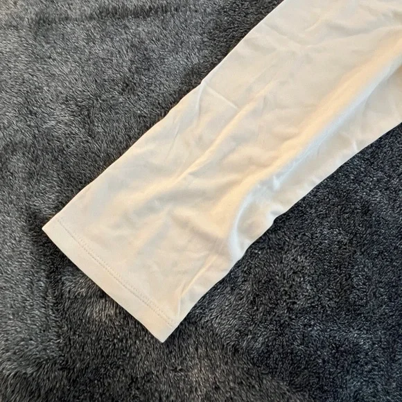 Ann Taylor Cream Long Sleeve Top - Picture 2 of 3